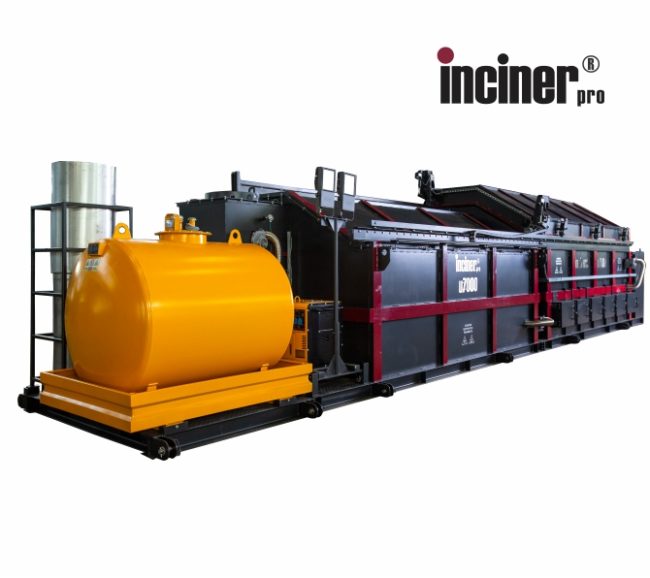 high capacity incinerator for animal waste incineration