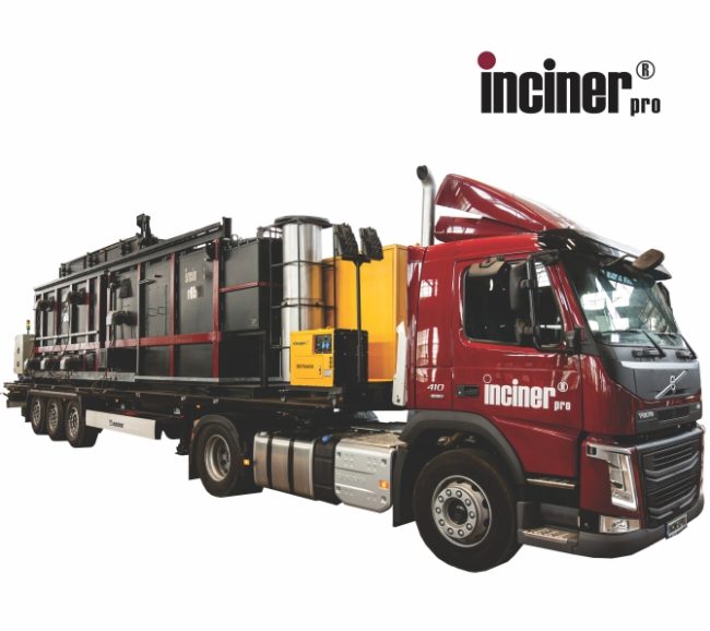Mobile high capacity animal waste incinerator IncinerPro u