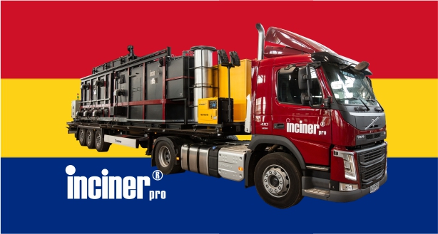 Incinerator ecologic stationar sau mobil pentru deseuri de origine animala